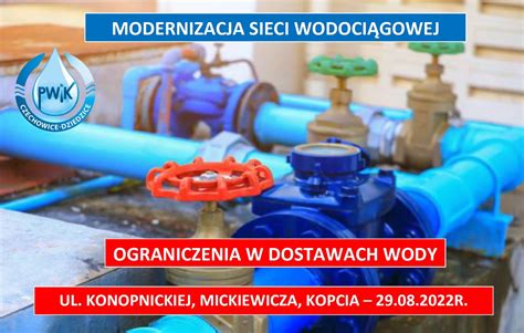 Modernizacja sieci wodociągowej ul Konopnickiej Kopcia Mickiewicza