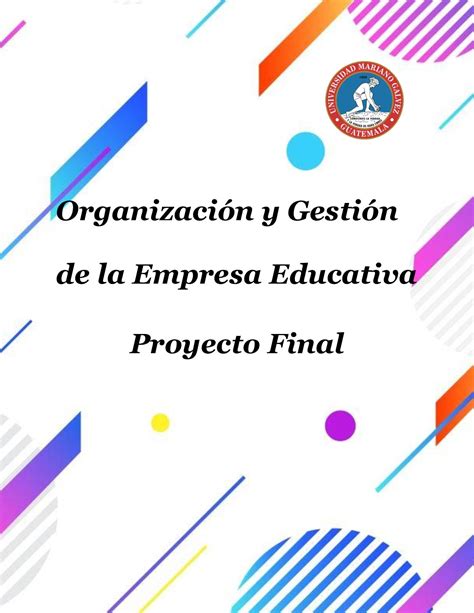 Calaméo Organización Y Gestión Educativa Proyecto Final Brendi