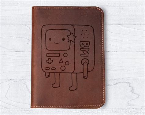 Bmo Leather Passport Holder Adventure Time Leather Passport Holder