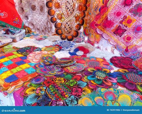 Display of Nanduti at the Street Market in Asuncion, Paraguay Stock Photo - Image of paraguayan ...