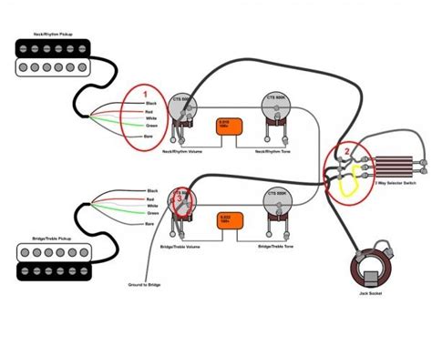 Les Paul Wiring Schematic