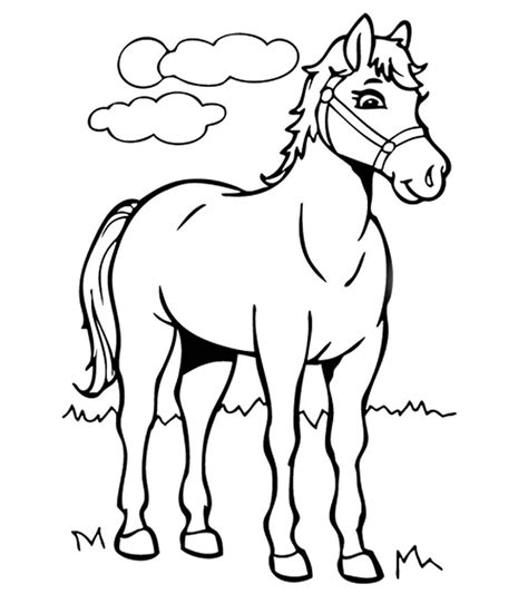 Top 55 Free Printable Horse Coloring Pages For Kids