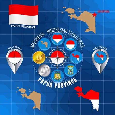 Conjunto De Ilustraciones De Iconos De Mapa De Esquema De Bandera De La