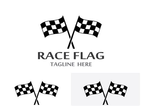 Creative and modern racing flag logo design. by Ijum13719 ~ EpicPxls