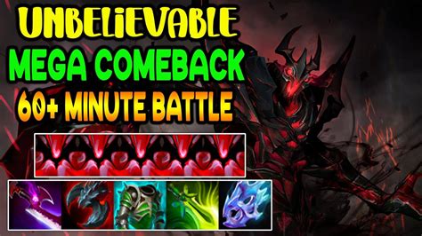 Unbelievable Mega Creep Comeback Minute Battle Crazy Team Fight