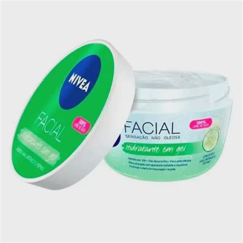 Hidratante Facial Em Gel Nivea Cido Hialur Nico E Pepino G No