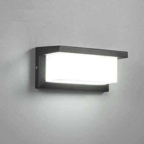 Applique Murale Ext Rieur Moderne Led W Tanche Ip En Aluminium