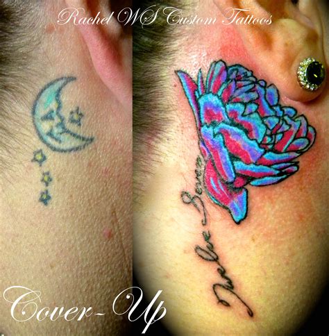 Cover Up ~ Neck Neck Tattoo Cover Up Rose Neck Tattoo Rose Flower Tattoos Back Of Neck Tattoo