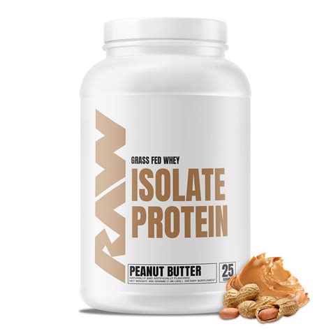 Mua Raw Whey Isolate Protein Powder Peanut Butter 100 Grass Fed Sports Nutrition Protein