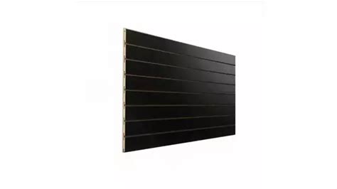 Painel Canaletado Mdf 18mm Preto 120x90 Cm Canaletas