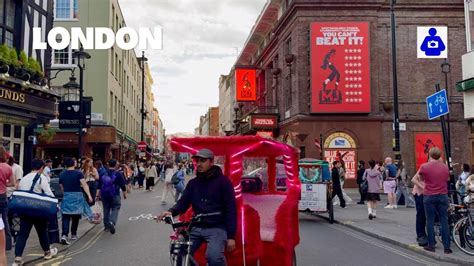 London Summer Walk West End Piccadilly Circus To SOHO Central