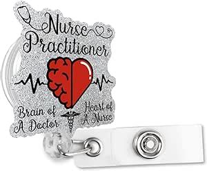 Amazon Sixrip Nurse Practitioner Retractable Silver Glitter