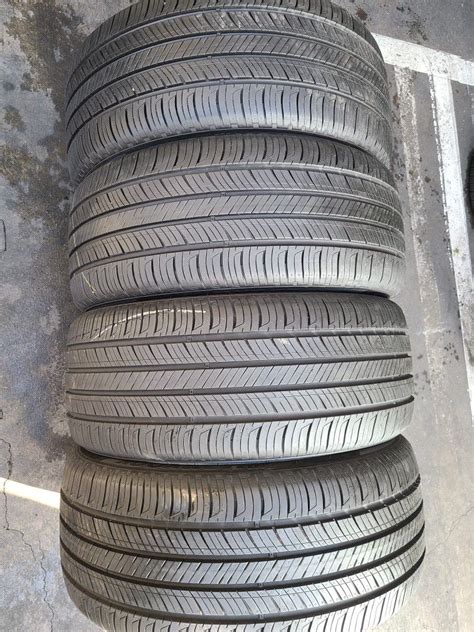 COMPLETE SET OF TIRES HANKOOK KINERGY GT SIZE 235 45 18 For Sale In