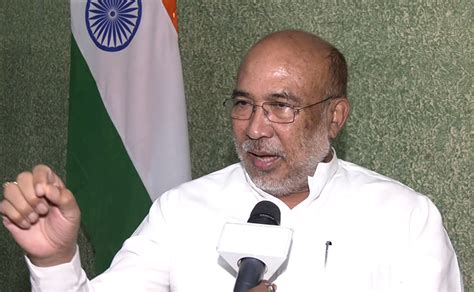 Manipur CM Highlights Modi S Role In Resolving State Crisis Amid