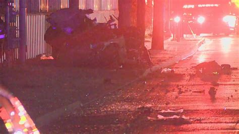 Driver Hits Tree Under West Seattle Bridge