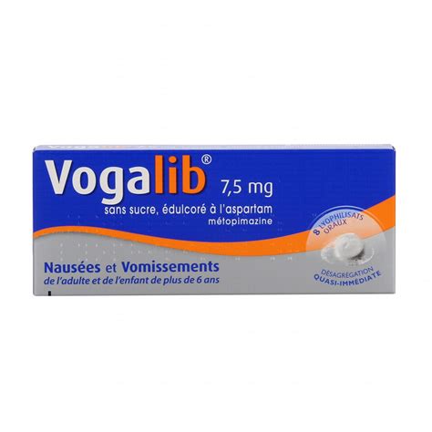 Vogalib 7 5 mg sans sucre Boîte de 8 lyophilisats oraux Boehringer