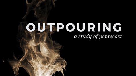 Church Preaching Slide Pentecost Outpouring