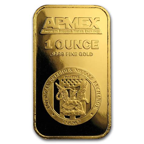 Buy 1 oz Gold Bar - APMEX (Old Style) | APMEX