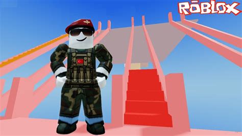 Merdİven Yapma YariŞinda Bİrİncİ Oldum Roblox Bridge Race Oyun Roblox Youtube