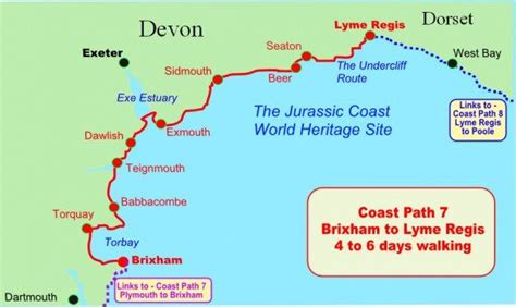 Jurassiccoastwalkingmapdevonrs Devon England Devon Uk South Devon Devon And Cornwall