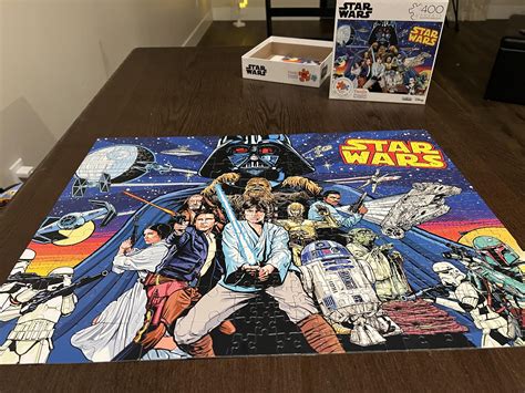 A used Star Wars puzzle with all the pieces intact, heck yeah!! Funnest