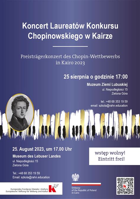 Koncert Laureat W Konkursu Chopinowskiego W Muzeum Ziemi Lubuskiej