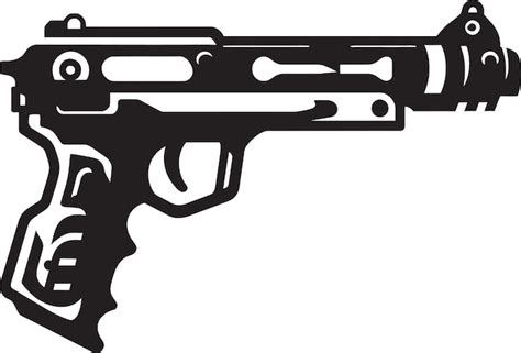 Plastic Peacekeeper Iconic Black Logo Toy Gun Weapon Foam Fueled