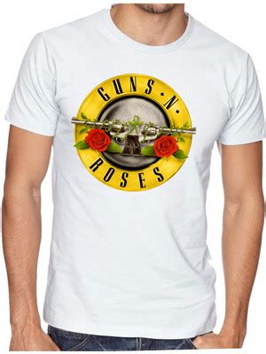 Camiseta Banda Guns N Roses Preta 03 Compre Produtos Personalizados