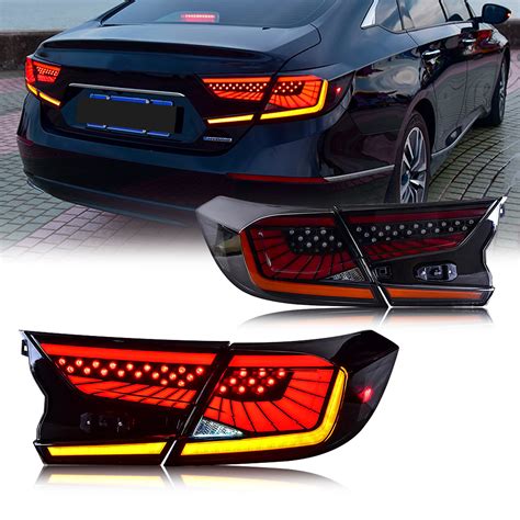 Led Tail Lights For Honda Accord 10th Gen 2018 2019 2020 Animation Drl