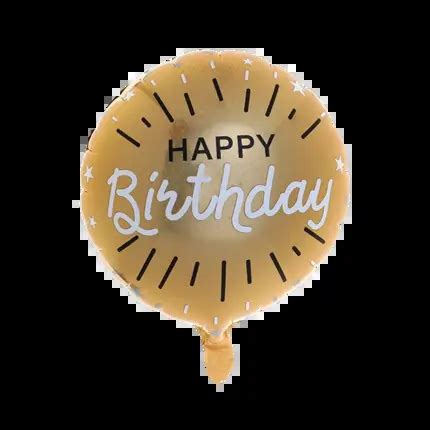 Ballon Aluminium Happy Birthday Tincelant Ballons Anniversaire Sur