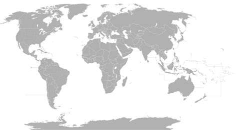 ⇨ Mapamundi Mudo Para Imprimir Los Países Del Mundo【2025