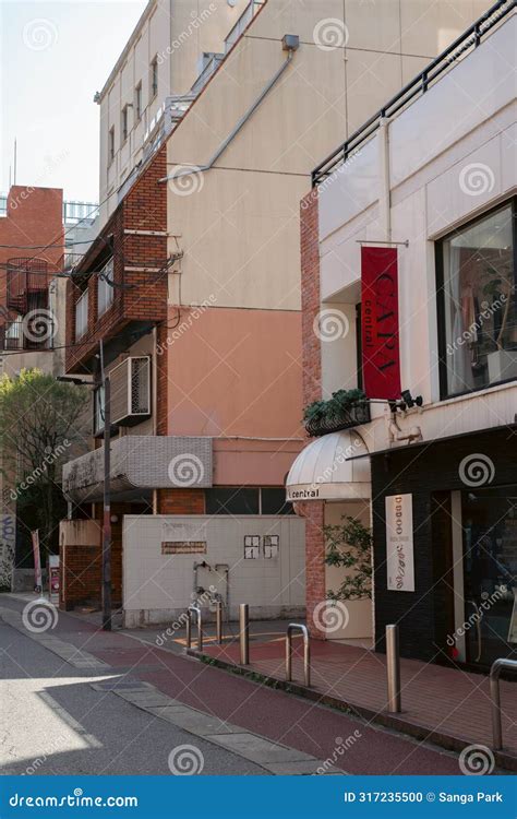 Tenjin Daimyo Shopping Street In Fukuoka Japan Editorial Image Image