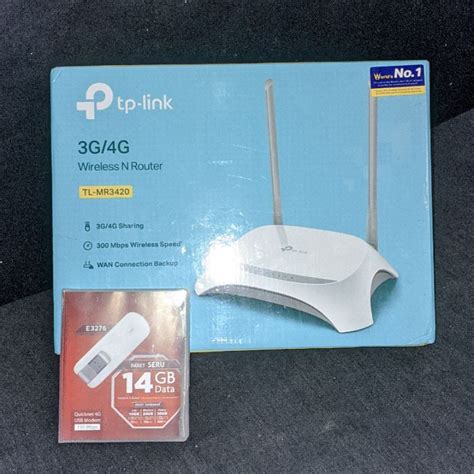 Jual Paket Router Tp Link Tl Mr Modem Huawei E Paket Router