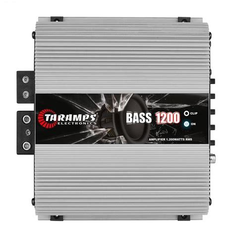 Modulo Taramps Bass 1200 1 Canal 1200 Watts RMS 2 Ohms Entrega