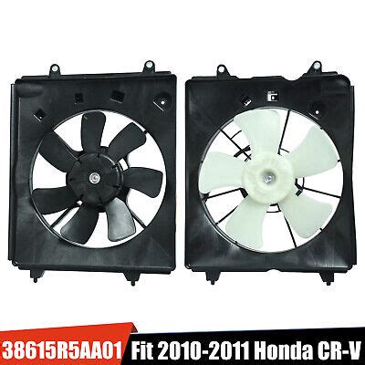 Ac Condenser Radiator Cooling Fan Pair For Honda Cr V Crv