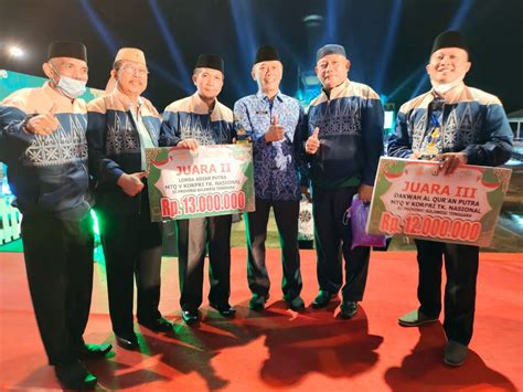 Kafilah Mtq Korpri Gorontalo Raih Prestasi Tingkat Nasional Berita