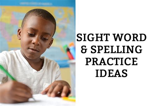 Alternate Sight Word and Spelling Ideas - Mom Envy