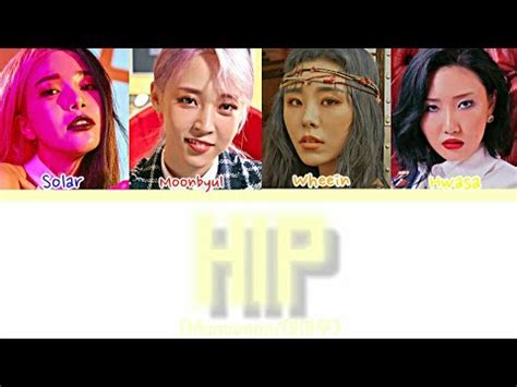 Mamamoo Hip Color Coded Lyrics Han Rom Esp Youtube