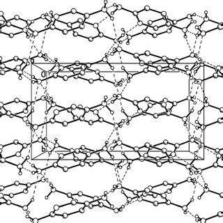 A Portion Of The Crystal Packing Showing Intermolecular Nhn