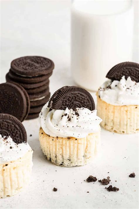 Oreo Cheesecake Cupcakes Dessert For Two Tasty Made Simple