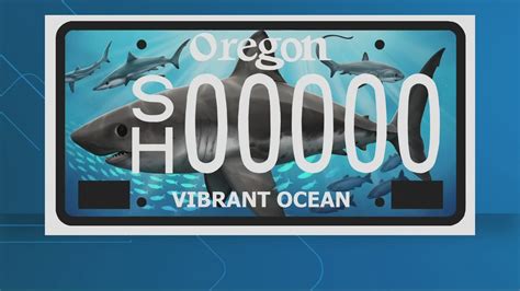 New Oregon License Plates Features Sharks Living Off Coast
