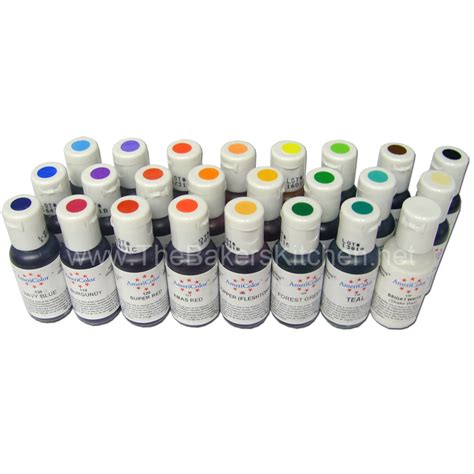 Americolor Gel Food Coloring Chart : AmeriColor Soft Gel Paste Student Food Color Kit ...