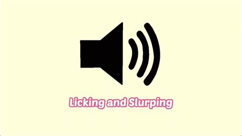 Licking And Slurping Eating Sound Effect Youtube