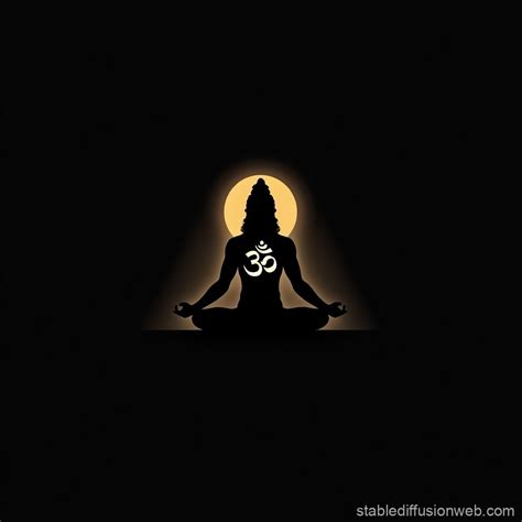Minimalist Lord Shiva Logo Design Stable Diffusion Online