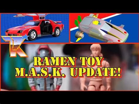 Ramen Toy Mask News Update Shark Great White Thunderhawk Red