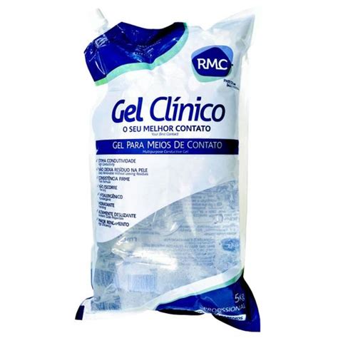 Gel Clínico Contato RMC Condutor Ultrassom Eletro Bag 05kg RMC Gel