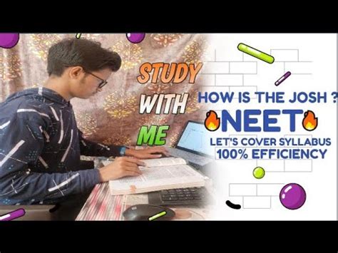 Live Study With Me Study With Me Motivation For Neet JEE Aspirants