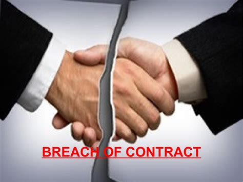 Breach Of Contract 1