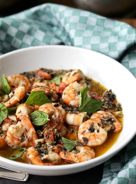 Sautéed Shrimp With Capers And Olives Karens Kitchen Stories