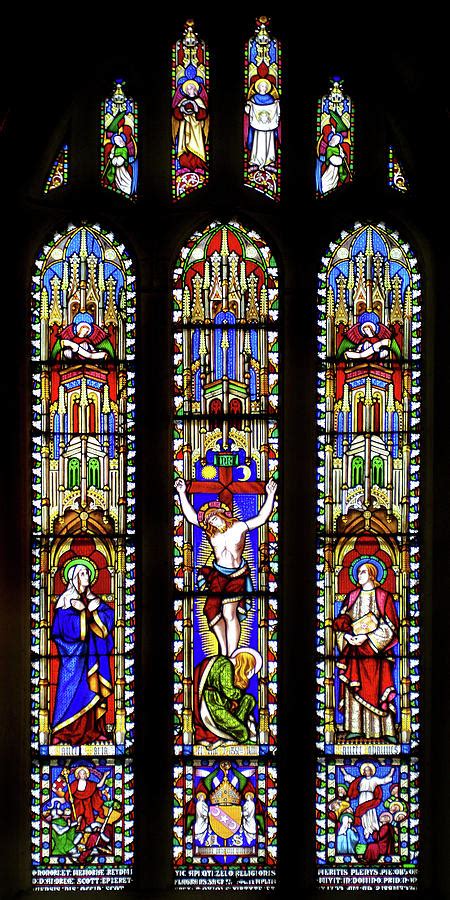 Stained Glass, St. Andrew's Cathedral, Glasgow Photograph by Douglas Taylor - Pixels